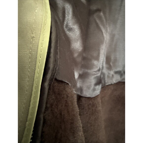 Men London Fog Trench Coat Double Breasted 42 R Zip out Faux Fur Liner $450MSRP - Picture 6 of 15